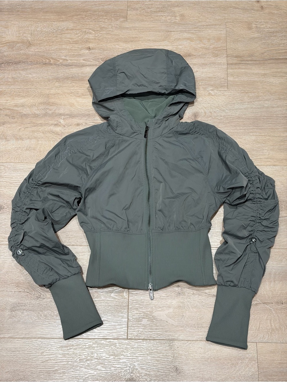 Lululemon Athletica Jacket
Olive Green 
Hooded Bomber Jacket
Never-worn